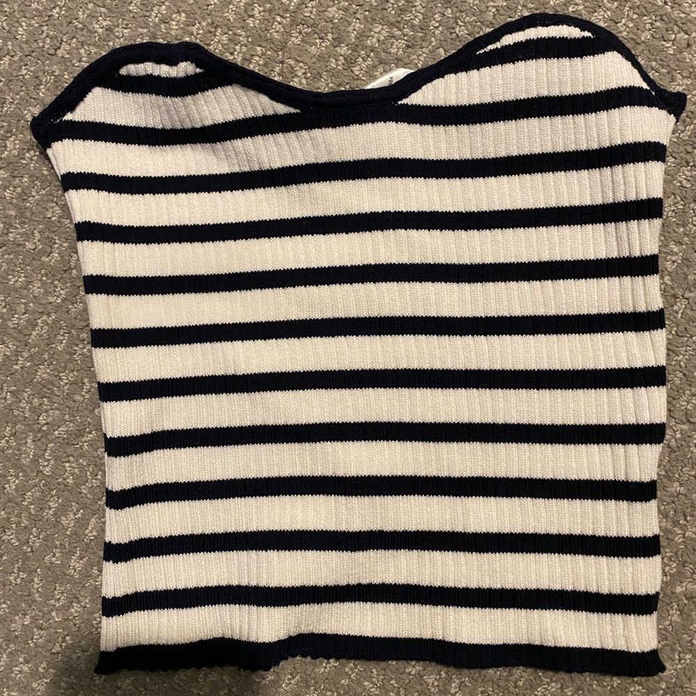 H&M striped tube top